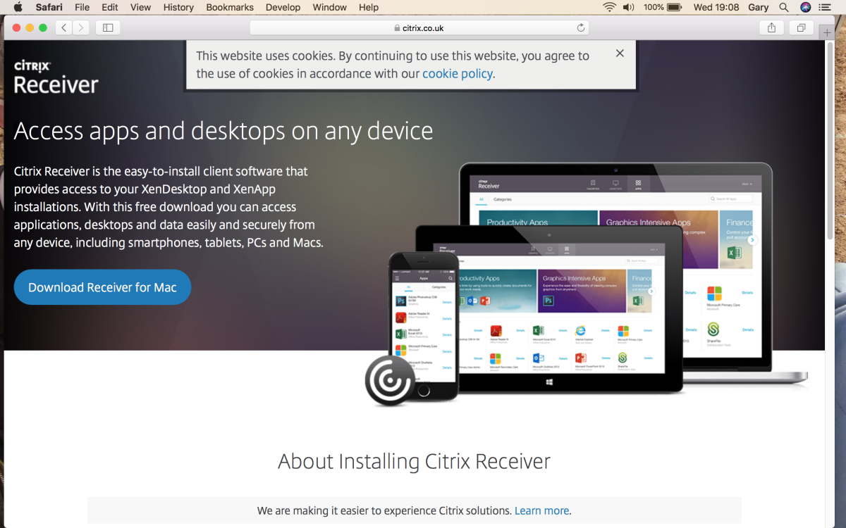Download citrix receiver for mac 2020